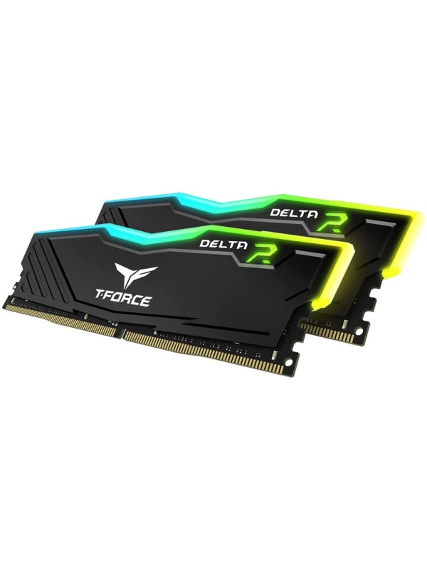 メモリ TEAM T-FORCE DELTA 32GB DDR4 3200MHz TEAMGROUP Team T-Force Delta RGB DDR4 Gaming Memory, 2 x 8